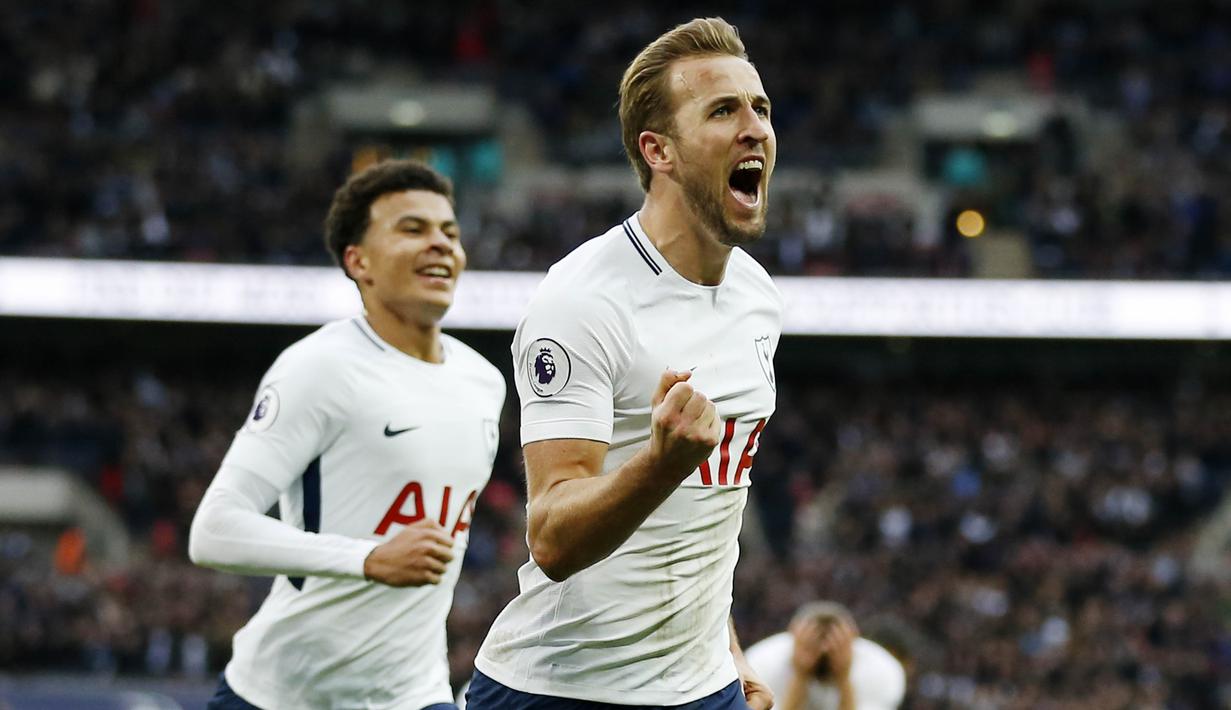 1. Harry Kane (Tottenham Hotspur) - 8 Gol. (AFP/Ian Kington)