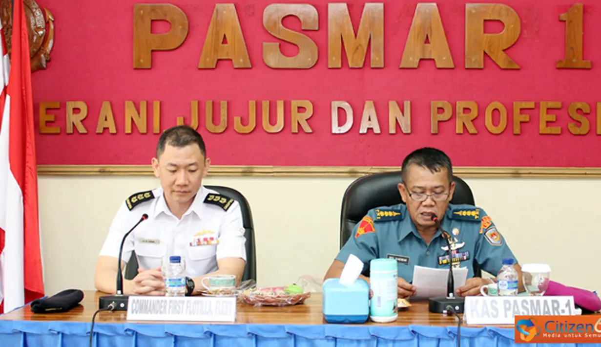 Citizen6, Sidoarjo: Kepala Staf Pasmar-1 Kolonel Marinir Dedi Suhendar menerima kunjungan SOEP RSN di Ruang Rapat Mako Pasmar-1, Kesatrian Moekijat, Jalan A. Yani No.1A Gedangan Sidoarjo, Selasa (2/10). (Pengirim: Budi Abdillah).
