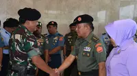 Kenaikan Pangkat 13 Perwira Tinggi (Pati) TNI dengan rincian 7 Pati TNI AD, 5 Pati TNI AL dan 1 Pati TNI AU (Foto: Istimewa)