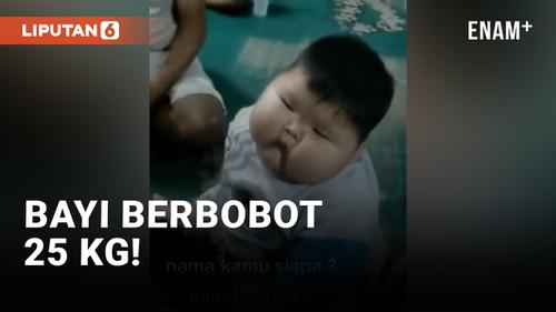 VIDEO: Baru Berusia 1 Tahun, Bayi Ini Beratnya 25 Kg!