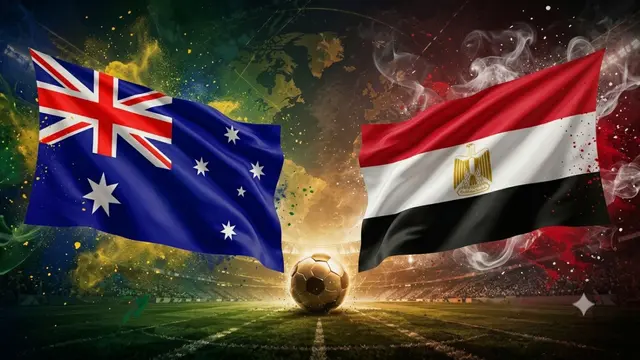 Ilustrasi Australia Vs Mesir