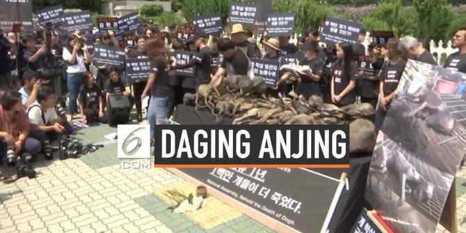 VIDEO: Aktris Hollywood Demo Tolak Konsumsi Daging Anjing