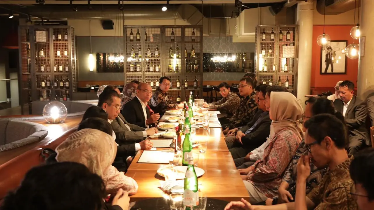 Menteri Koordinator Bidang Pembangunan Manusia dan Kebudayaan (Menko PMK) Muhadjir Effendy berkunjung ke Kedutaan Besar Republik Indonesia (KBRI) Berlin. (Istimewa)