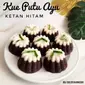 Resep kue putu ayu ketan hitam untuk meriahkan HUT ke-78 RI. (dok. Cookpad @ikha_thea1)