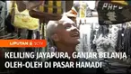 Calon Presiden nomor urut 3, Ganjar Pranowo berkeliling Jayapura, Papua. Selain mengunjungi Pasar Hamadi, Ganjar juga bertemu dan berdiskusi dengan masyayikh di Pondok Pesantren Nurul Anwar, Sentani.
