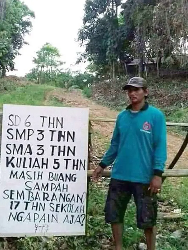 8 Larangan Buang Sampah Kocak Ini Bikin Tepuk Jidat