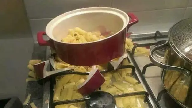 Kocak, Begini bencana yang Sering Terjadi Saat Belajar Masak