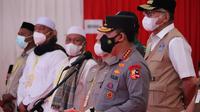 Kapolri Jenderal Listyo Sigit Prabowo dalam kunjungannya ke Aceh pada Februari 2022 (Liputan6.com/Ist)