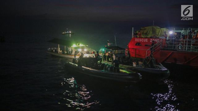 Pencarian Lion Air JT 610 Dilanjutkan hingga Malam Hari