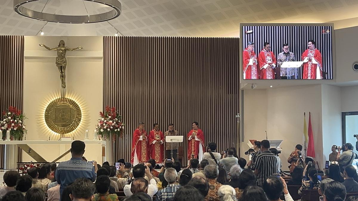 Pramono Resmikan Gereja Katolik Kalvari: Saya akan Jadi Gubernur untuk Semua Umat Beragama