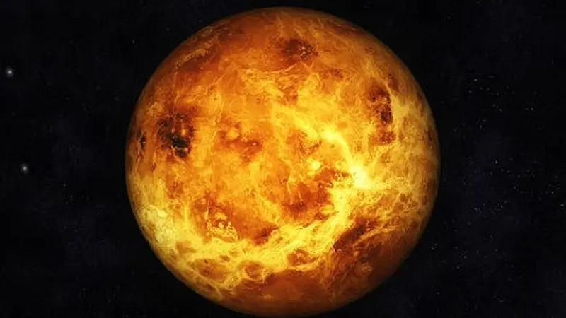 ilustrasi planet Venus.