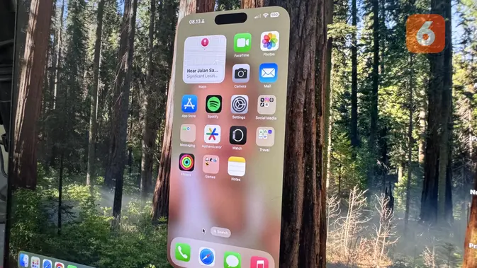 <p>iPhone Mirroring. (Liputan6.com/ Yuslianson)</p>
