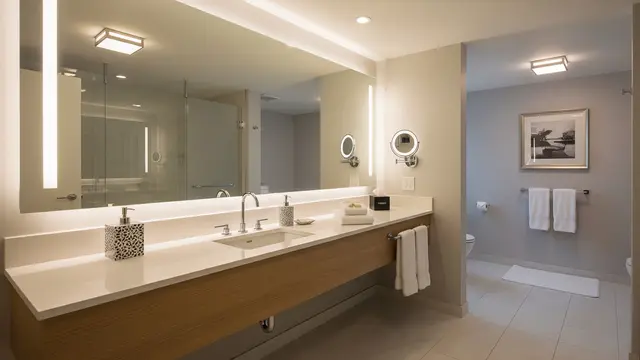 Inspirasi Kamar Mandi Kecil ala Hotel/AI Generated