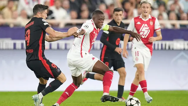 Liga Champions 2024/2025: AS Monaco Bungkam Barcelona