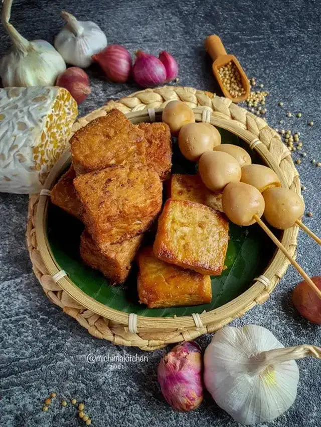 Resep Tahu Bacem Santan