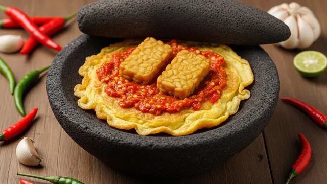 Tempe Telor Penyet