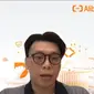 General Manager Alibaba Cloud Indonesia, Leon Chen, saat presentasi rencana perusahaan di tahun 2021. (Dok: Alibaba Cloud)