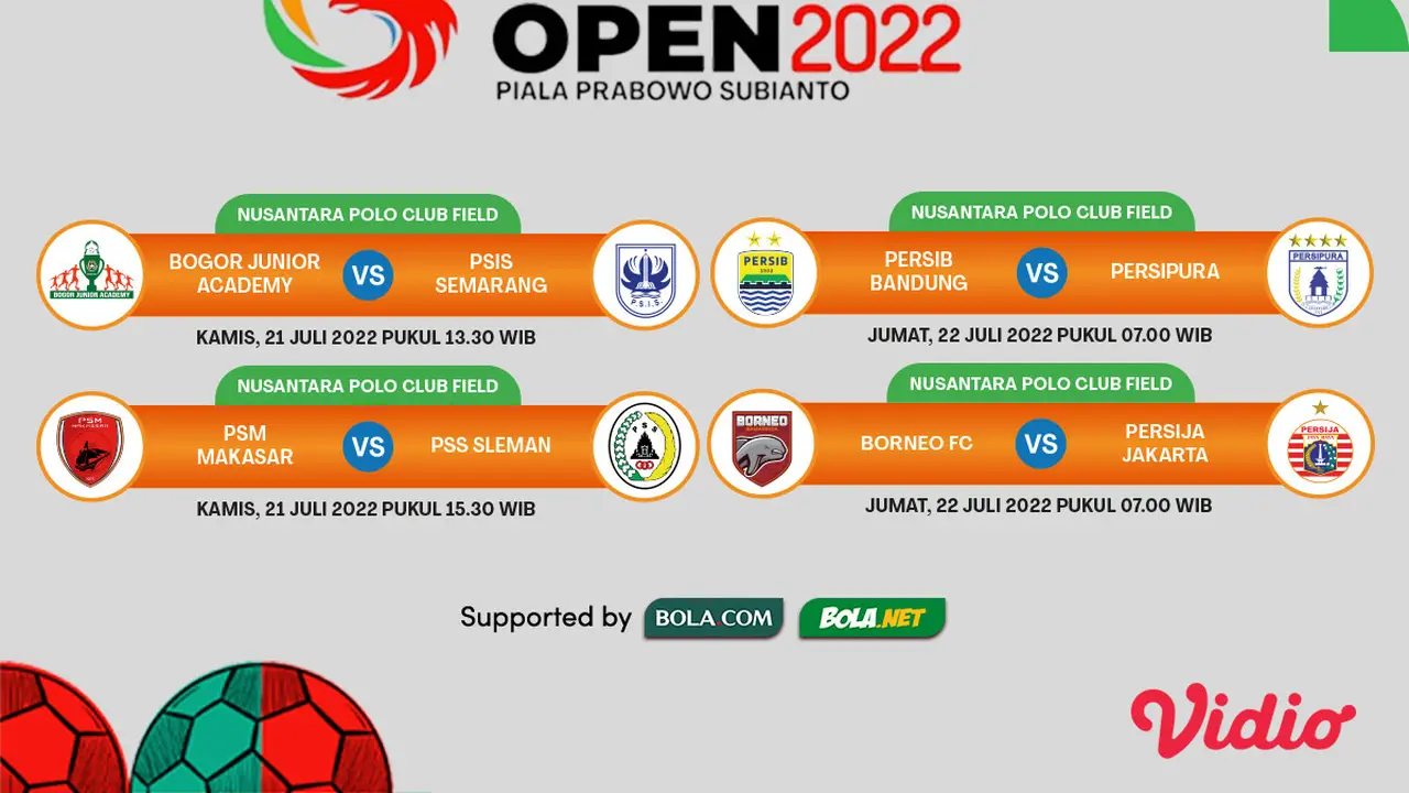 Link Live Streaming Nusantara Open 2022 di Vidio Pekan Ini, 21 & 22 Juli 2022