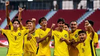 Timnas Malaysia U-22 mengalahkan Timnas Laos U-22 dalam laga pertama Grup A SEA Games 2025 di Stadion Rajamangala, Bangkok, Sabtu (6/12/2025). (Dok. FAM)