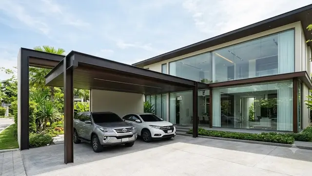 Maksimalkan Bukaan di Sisi Carport (AI Generated)