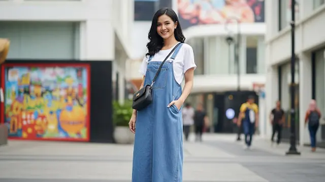 Overall Dress A la Korea