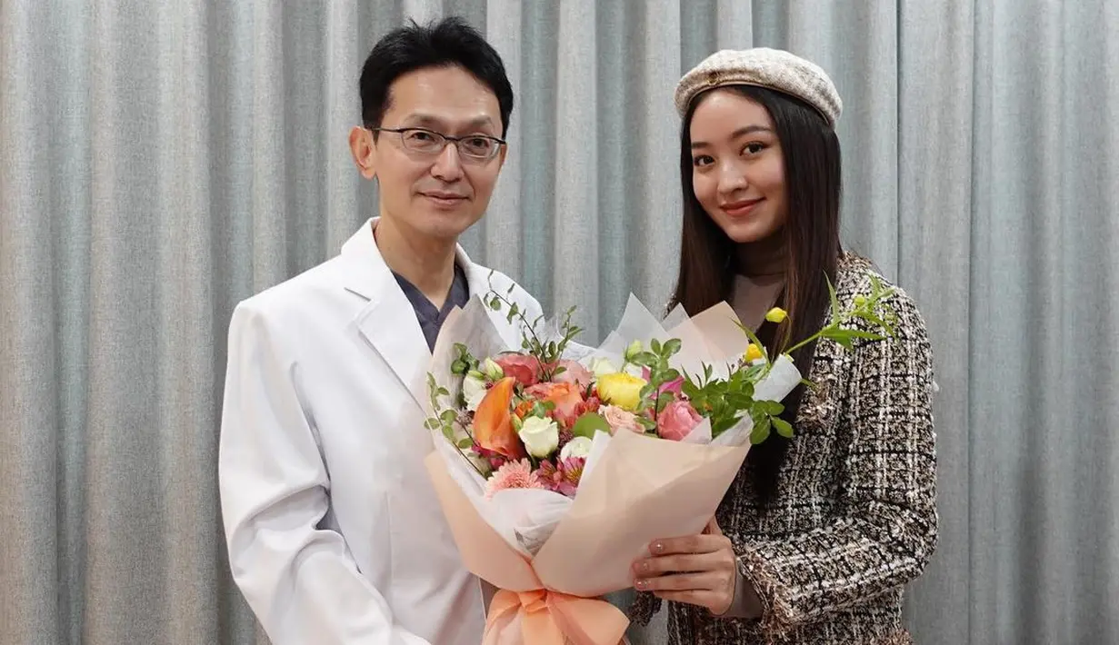 Memang, selama di Korea Selatan Natasha Wilona kerap tampil bergaya Korean Look. (Instagram/natashawilona12).