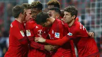 Aksi Thiago-Muller Warnai Pesta Gol Bayern Munchen