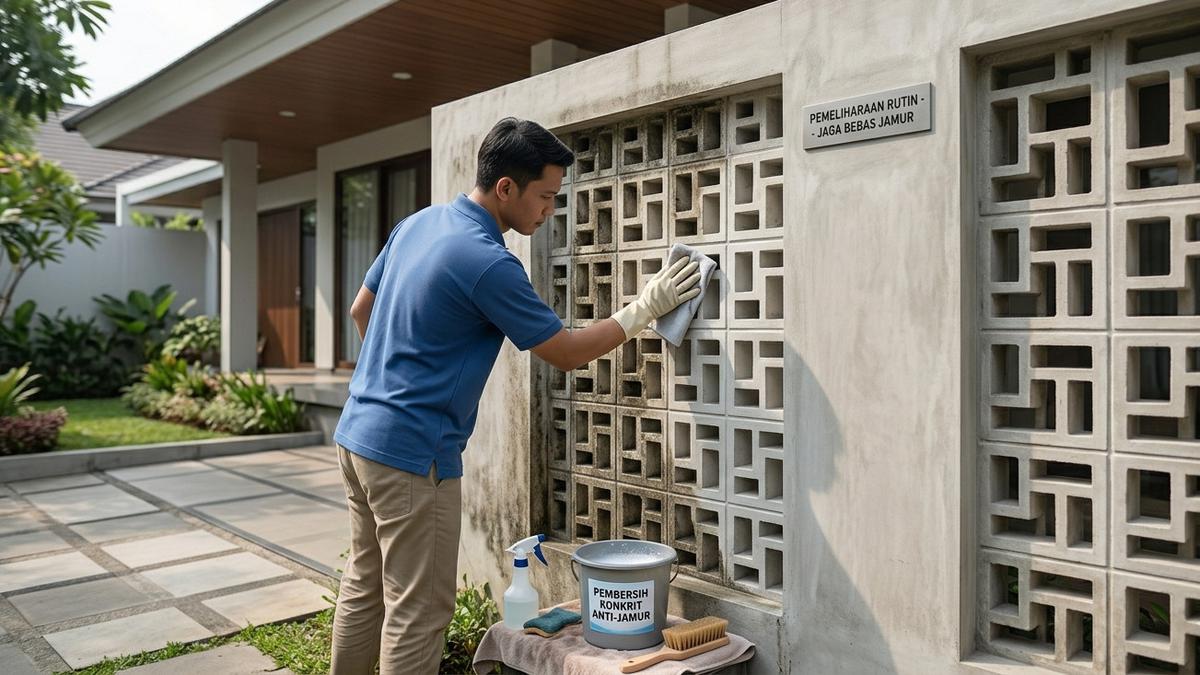 Trik Membuat Roster Rumah Tidak Mudah Berjamur Saat Musim Hujan