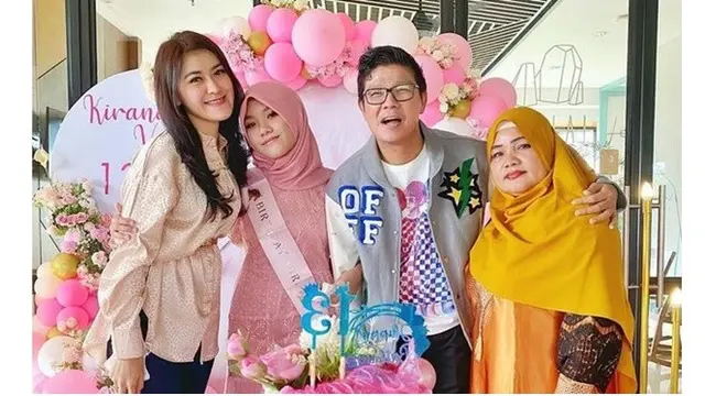 6 Momen Andika Mahesa dan Mantan Istri Rayakan Ulang Tahun Anak, Kompak Banget