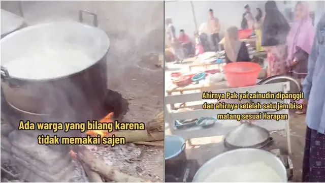 Acara Hajatan Masak Nasi 7 Jam Tak Kunjung Matang, Disebut Ada Jin Mengganggu