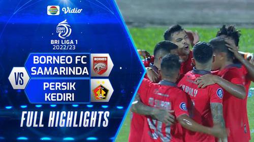 VIDEO BRI Liga 1: Borneo FC Taklukkan Persik Kediri, Adam Alis Cetak Gol