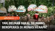 Salah satu daya tarik wisatawan saat berkunjung ke kawasan Monas, Jakarta Pusat, adalah adanya delman. Namun kini keberadaan delman di kawasan monas terancam hilang, menyusul keputusan Pemkot Jakarta Pusat untuk melarang beroperasinya kendaraan tradi...