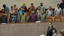 Beberapa anggota BPK tampak hadir dalam Rapat Paripurna bersama DPR terkait hasil pemeriksaan BPK pada Semester l, Jakarta, Selasa (2/12/2014). (Liputan6.com/Andrian M Tunay)
