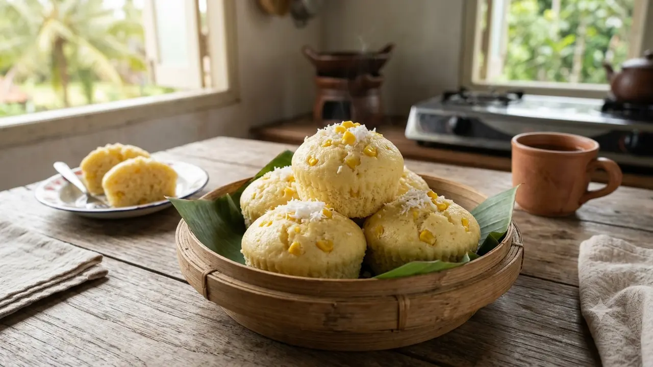 Resep Roti Kukus Jagung 3 Bahan