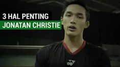 Berita video 3 hal penting dilakukan tunggal putra Indonesia, Jonatan Christie, jelang laga Piala Sudirman 2017. Apa saja yang dilakukan Jonatan? Hal yang pasti adalah semua itu membuatnya tenang menjelang pertandingan.