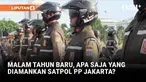 Ribuan petugas Satuan Polisi Pamong Praja (Satpol PP) DKI Jakarta menggelar apel pasukan pengamanan malam Tahun Baru 2026, Selasa pagi.