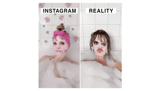 8 Foto Beda Penampilan di Instagram dan Realita Ini Bikin Ikut Mengangguk