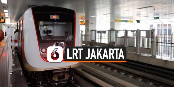 VIDEO: Malam Tahun Baru, LRT Jakarta Beroperasi Hingga Dini Hari