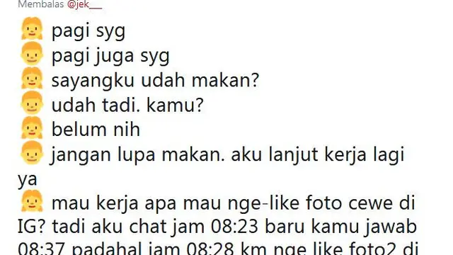 perdebatan receh kekasih (foto: twitter/@DrgBagus)