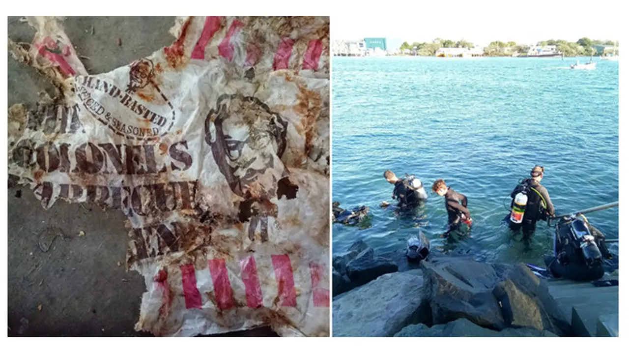 Bungkus Makanan Cepat Saji Ini Diduga Mengapung Selama 40 Tahun di Laut