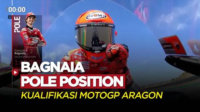 Berita Video, Francesco Bagnaia Pimpin Pole Position MotoGP Aragon 2022