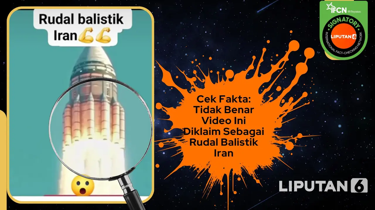 Cek fakta video rudal balistik Iran