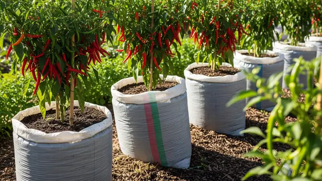 Ide Kebun Cabai di Karung Beras Bekas untuk Panen Lebat Sepanjang Tahun