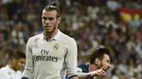 Gelandang Real Madrid Gareth Bale disiapkan untuk final Liga Champions melawan Juventus. (AFP / PIERRE-PHILIPPE MARCOU)
