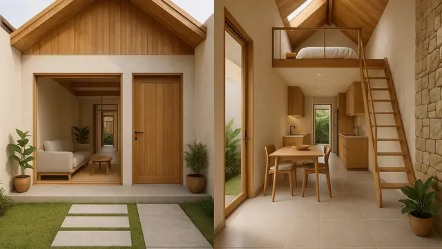 7 Inspirasi Desain Rumah Minimalis Memanjang ke Belakang, Modern dan Fungsional