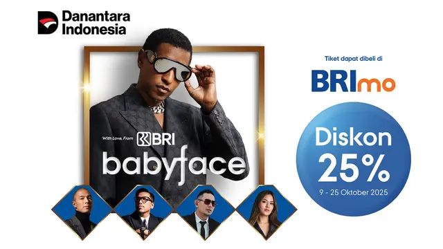 BRI Ajak Penikmat Musik Rasakan Konser Babyface dengan Diskon Spesial 25% Pakai BRImo