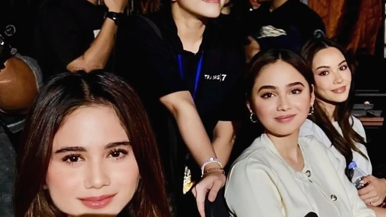 6 Gaya Kompak Alyssa Daguise, Syifa Hadju, dan Tissa Biani Temani Al-El-Dul Manggung
