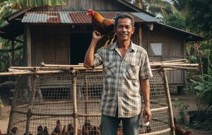 beternak ayam (created by AI)