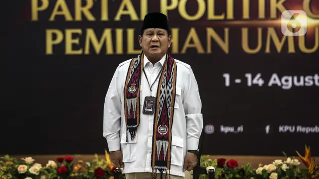 Prabowo Daftarkan Partai Gerindra ke KPU