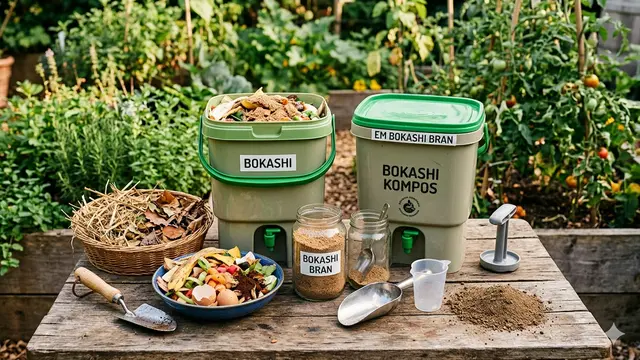 Cara Buat Kompos Bokashi di Rumah
